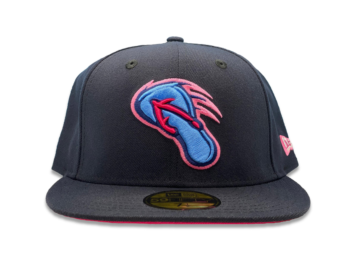 San Antonio Missions Flying Chanclas de San Antonio Navy/Pink 5950 Cap ...