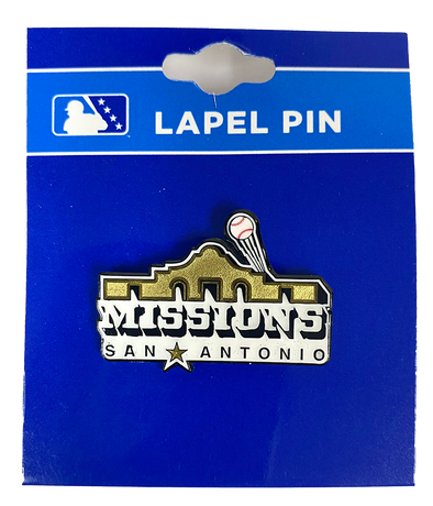 Missions Throwback Theme Night Alamo Primary Logo Pin