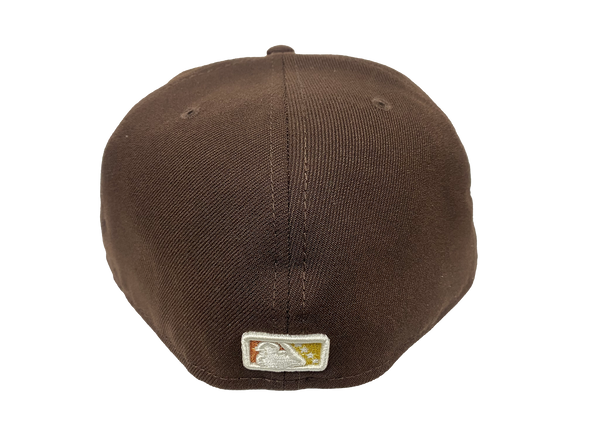 Missions Texas SA Burnt Wood Metallic 5950 Fitted Cap