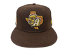 Missions Texas SA Burnt Wood Metallic 5950 Fitted Cap