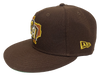 Missions Texas SA Burnt Wood Metallic 5950 Fitted Cap