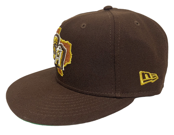 Missions Texas SA Burnt Wood Metallic 5950 Fitted Cap