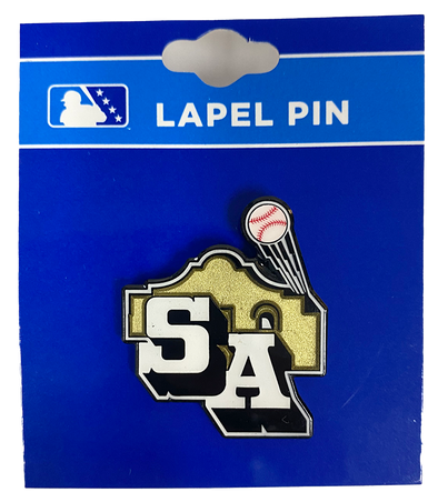 Missions Throwback Theme Night Alamo SA Logo Pin