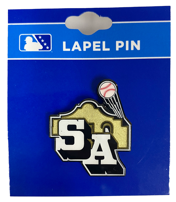 Missions Throwback Theme Night Alamo SA Logo Pin