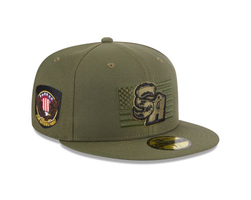 San Antonio Missions Theme Night Armed Forces Appreciation 5950 Fitted Cap