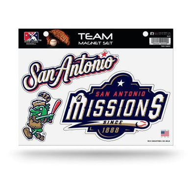 San Antonio Missions 3-Piece Team Magnet Set
